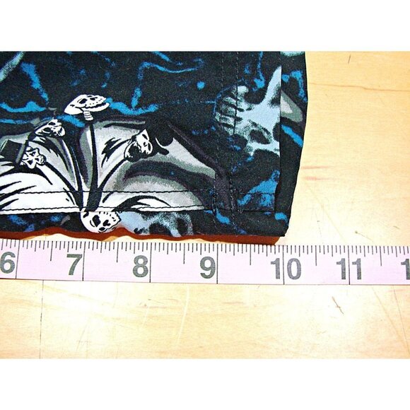 Mens Sideout Floral and Skulls Drawstring Hybrid Board Shorts Swim Trunks Sz 36 - Picture 5 of 12